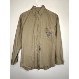 1990s K Sport Dawahares University of Kentucky UK Wildcats Canvas Oxford Shirt S